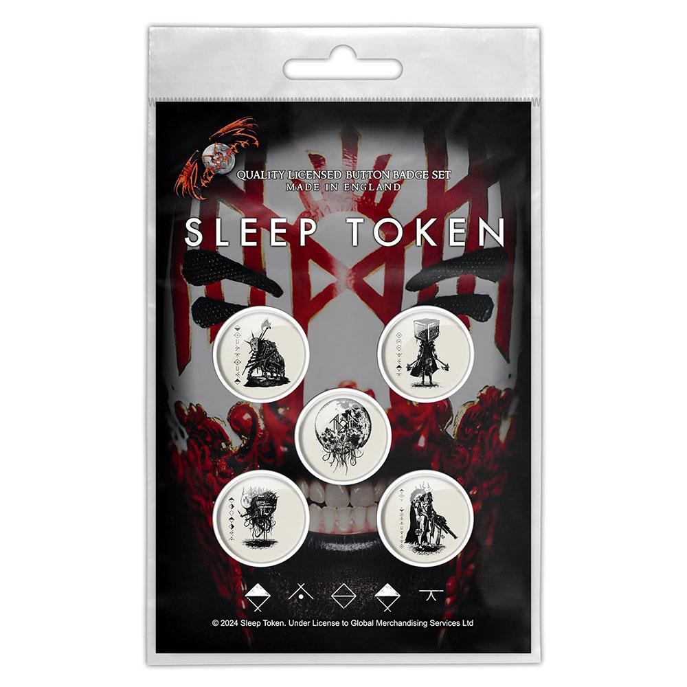 Odznak masky Sleep Token Vessel (Balení po 5)