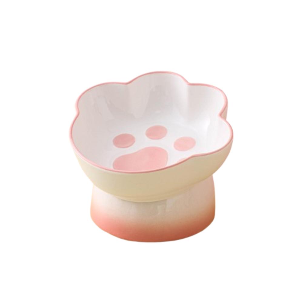 

Наклонная миска для корма для собак Высокая ножка Кормушка для питомца Милая миска для питья для питомца Для кошек Собак Slanted Pink