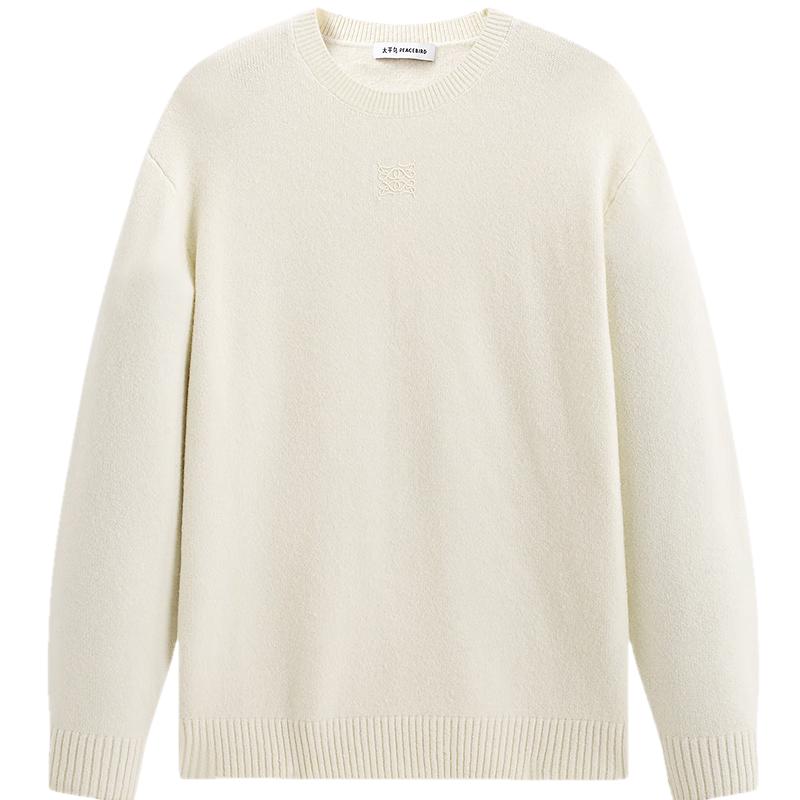 

PEACEBIRD Men s Casual Crew Neck Pullover Sweater 2XL