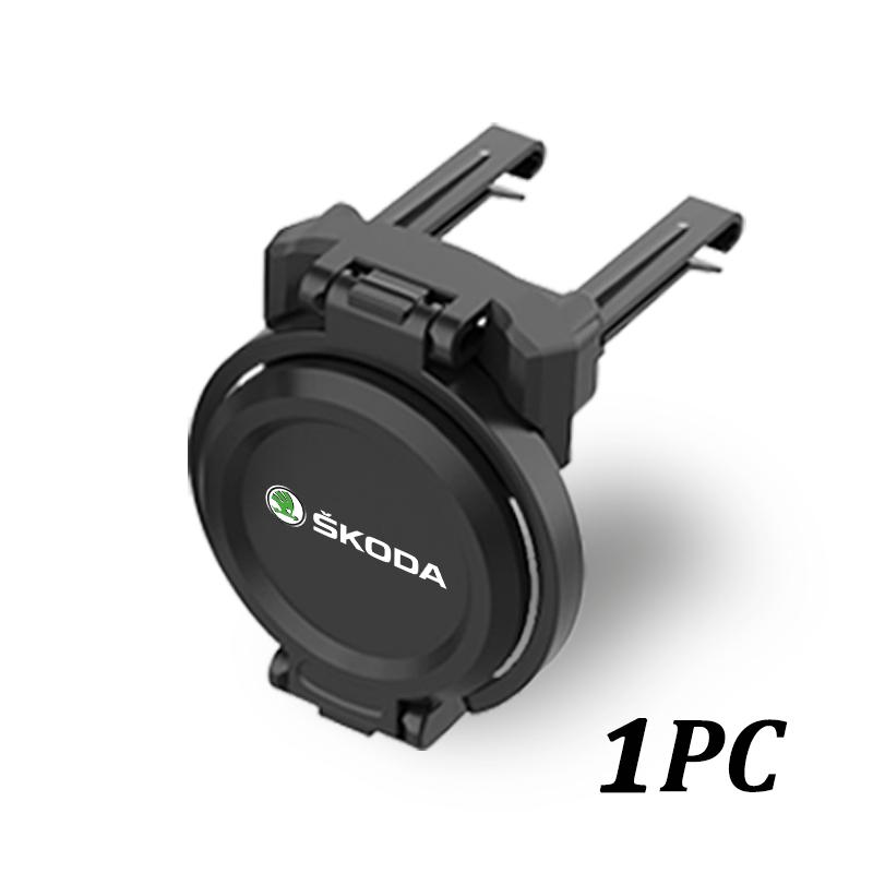 Universal Car Air Outlet Folding Drink Coffee Cup Storage Holder For Skoda Octavia Superb RAPID FABIA KAMIQ KAROQ KODIAQ YETI kybf34