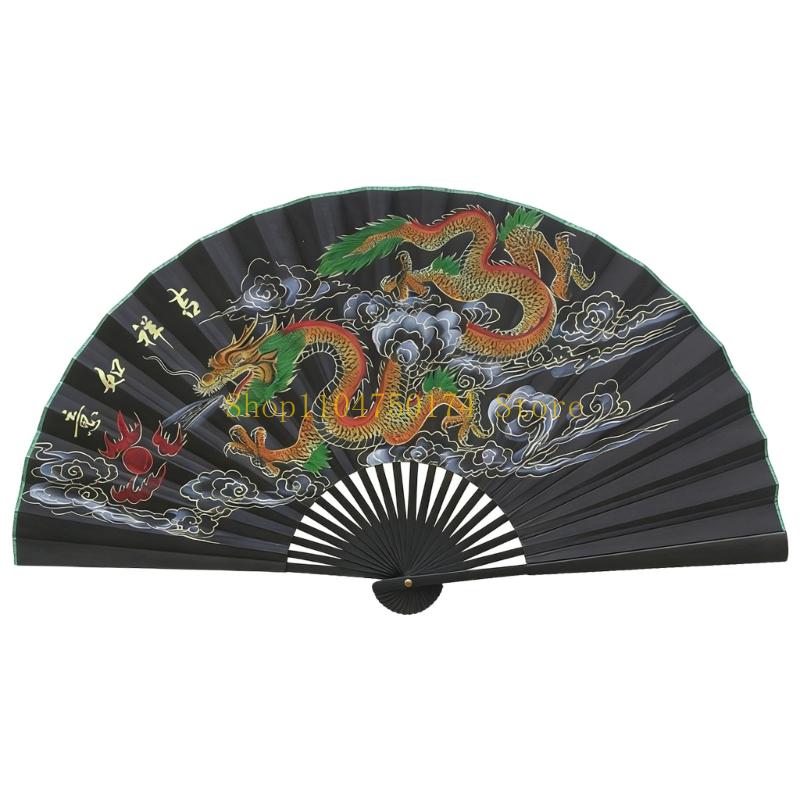 Velký dekorační závěsný vějíř Tradiční skládací bambusový vějíř pro nástěnnou dekoraci nejlepší prodej