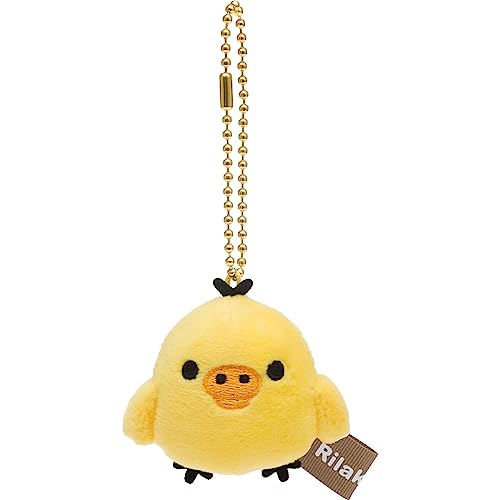 San-X Rilakkuma Mini Plush Toy Cleaner Kiiroitori AB17703 H5 X W5.5 X D4cm