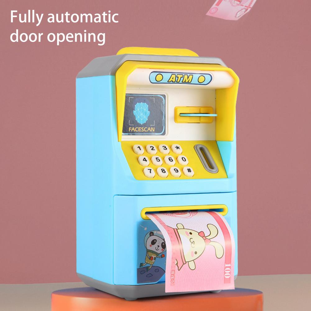 ATM Saver Cute Electronic Piggy Bank Money Saving Pot Built-in Music Save Money Cartoon Coin Bank
