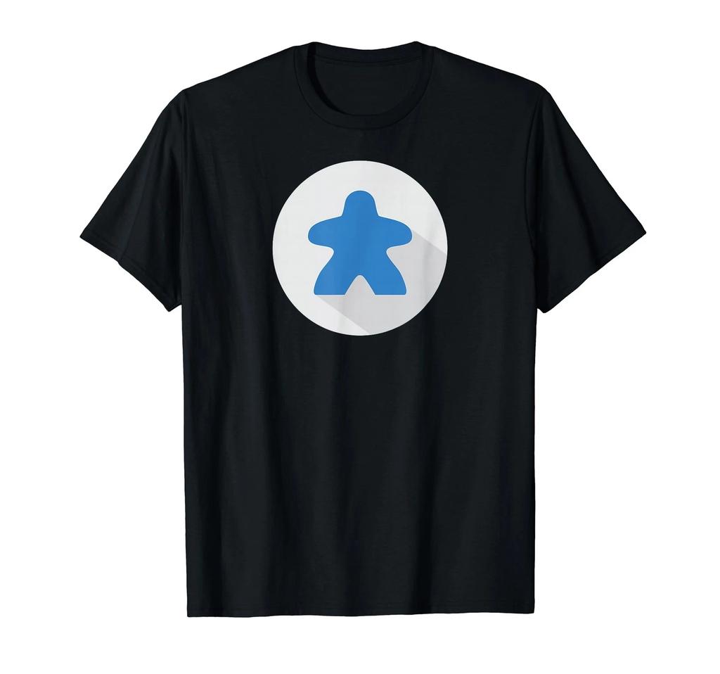 Board Game Blue Meeple Gamer Player Meeple Geek Gift T-Shirt_