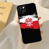 Poland Flag Phone Case For iPhone 13 12 11 14 15 16 Pro Max Case For iPhone XR X XS Max Plus Coque Capa