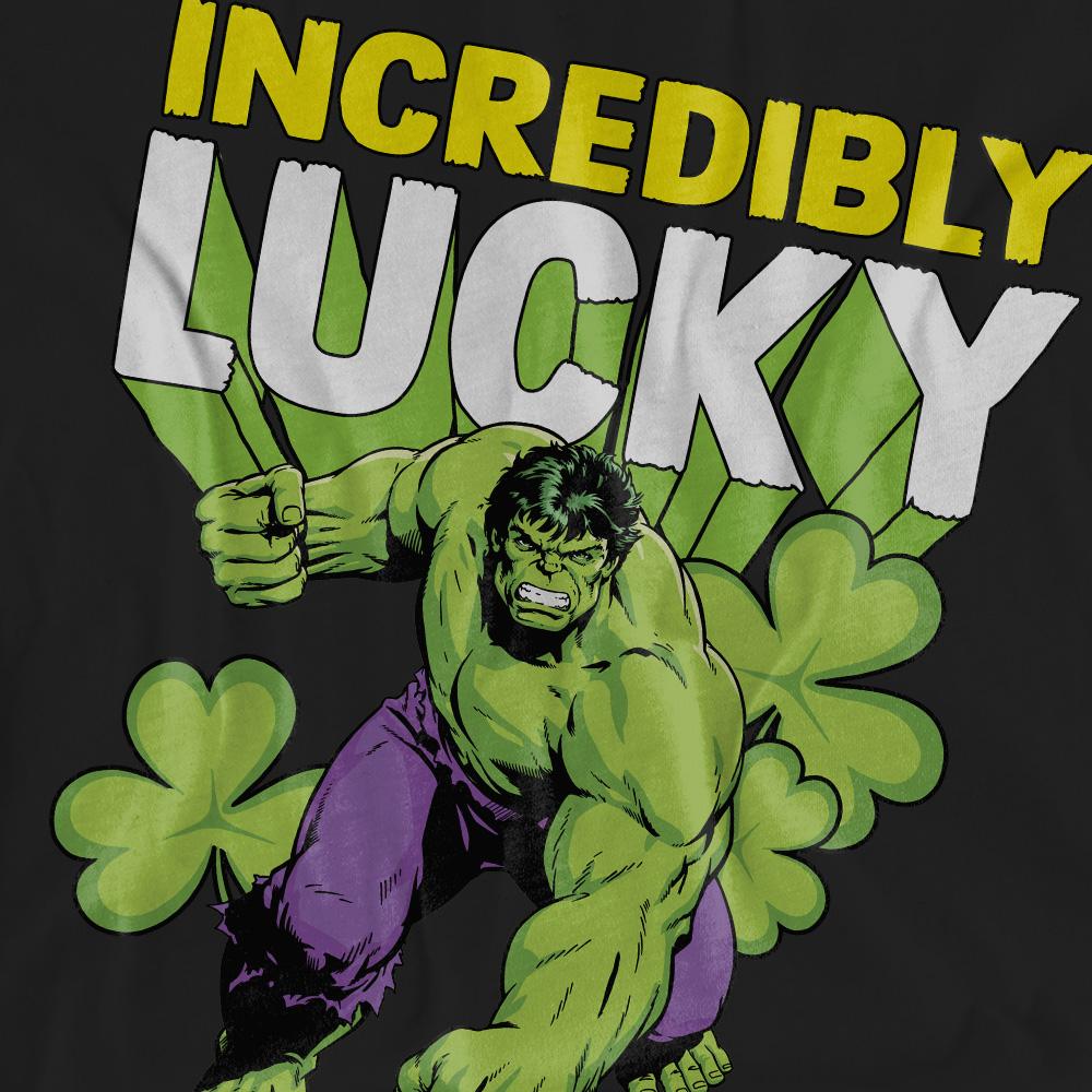 Hulk Unisex Adult Incredibly Lucky St Patricks Day T-Shirt