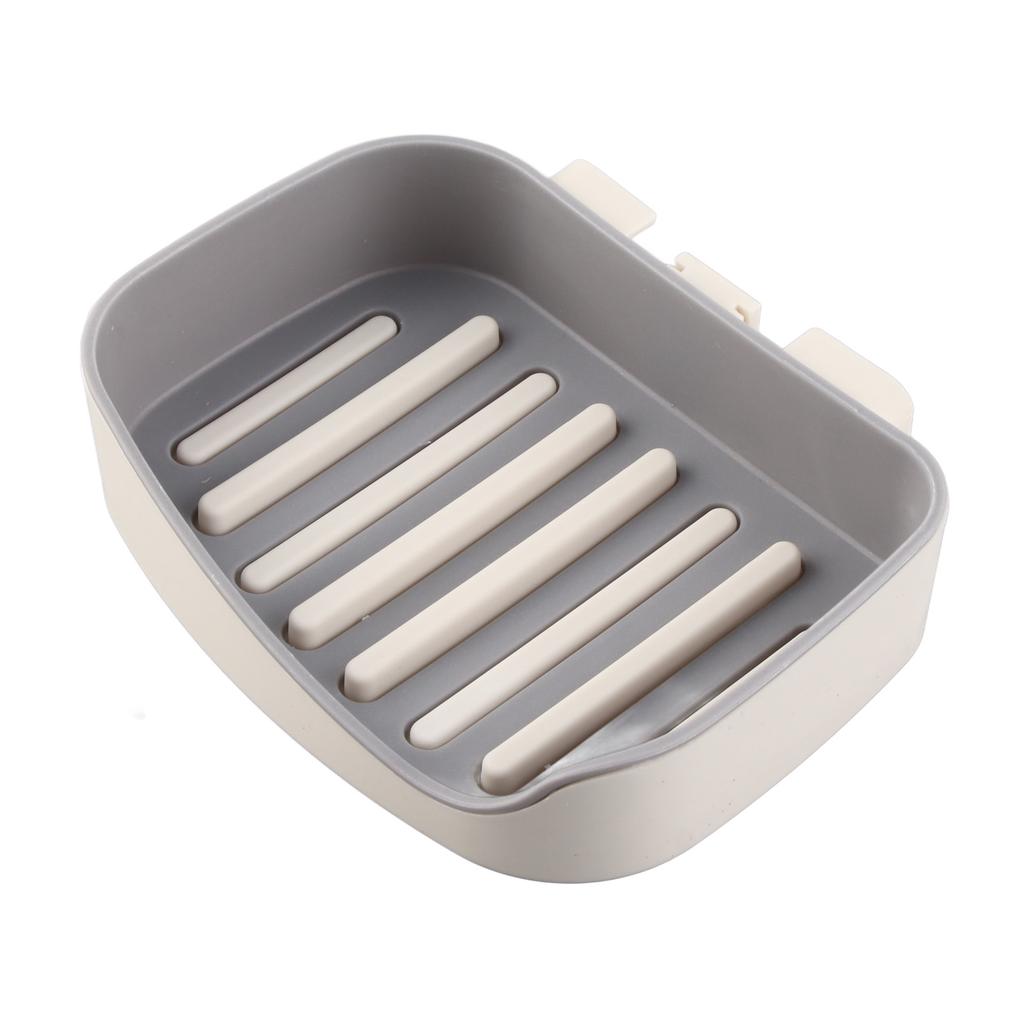 Bathroom Soap Dish Wall Mounted Plastic Soap Storage Plate Tray Organization Bathroom Accessories
