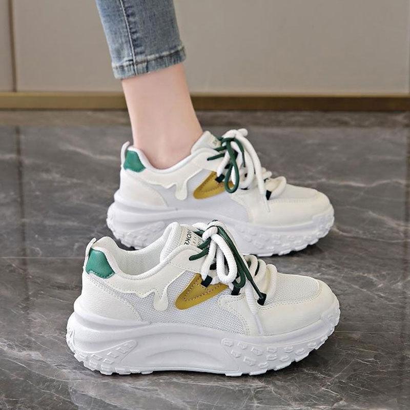 Women's shoes platform new summer dad shoes non-slip mesh breathable sneakers women's