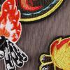 Bonfire Embroidered Patch - Round Cloth Label for DIY Clothing & Accessories