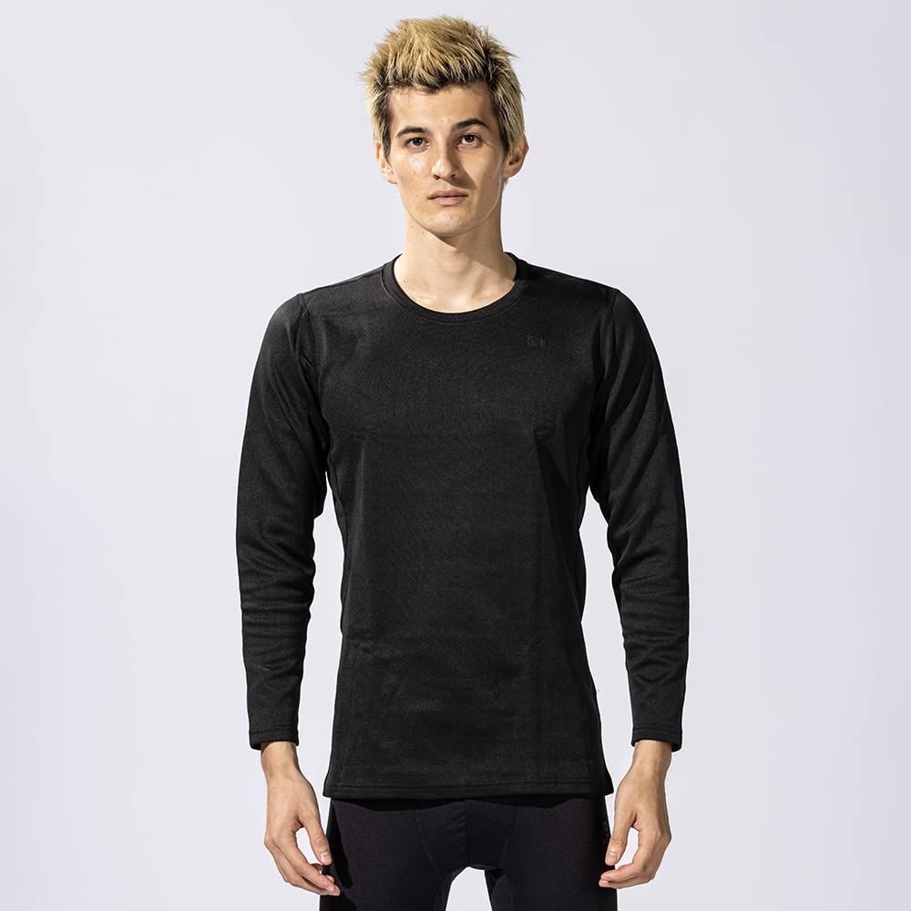 Mănuși Otafuku Iarnă Lung Gât Rotund Căldură Rapidă Deodorizare Negru S, Articole de lenjerie intimă, Mânecă, [Absorbant de transpirație, Uscare, Reținere, Compresie, Pentru bărbați]