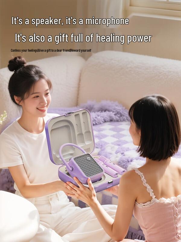 Dianyin K-Song Bluetooth Speaker with Dual Microphones