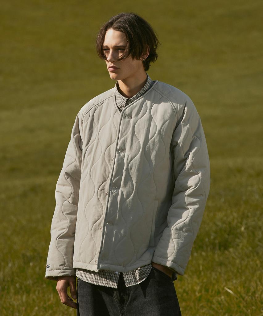 Fluke 3M Thinsulate Quilted Lightweight Padded Jacket Grey Fpj201