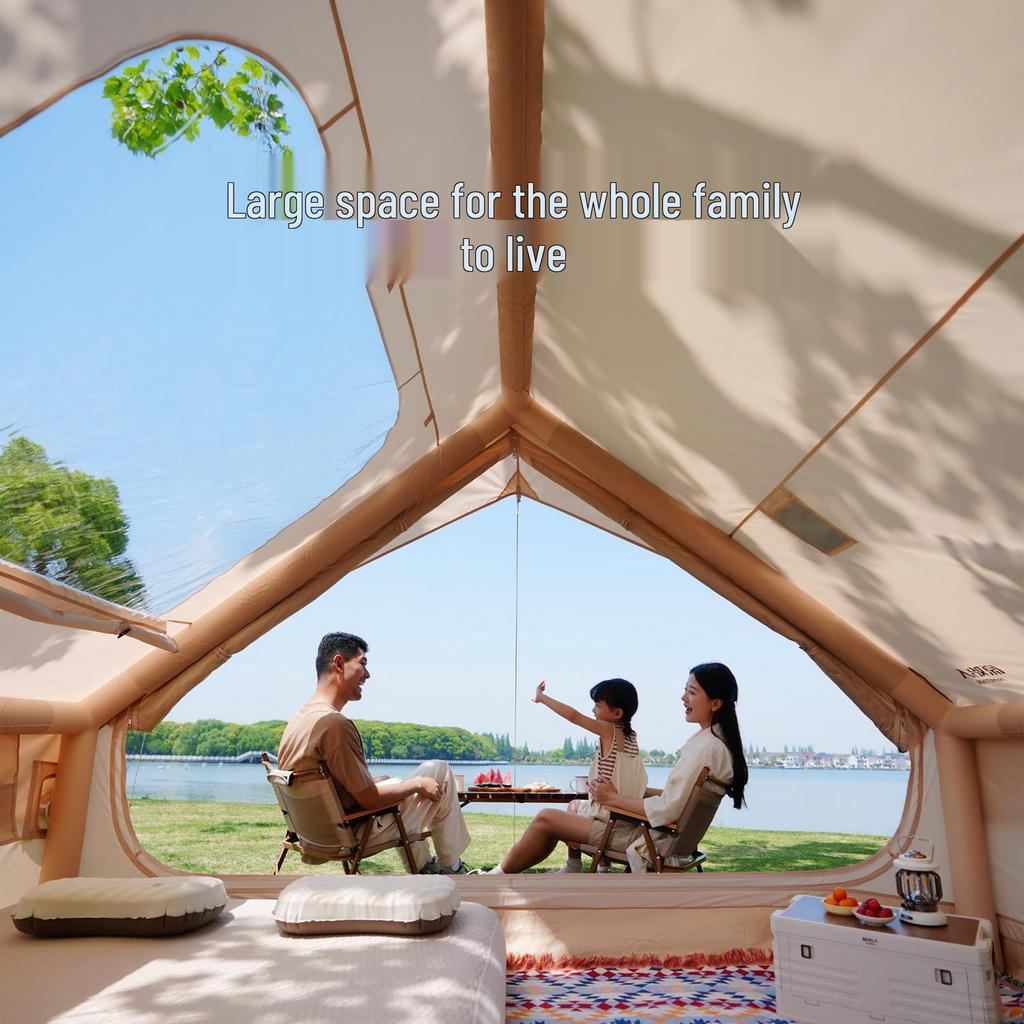 Arctic Wolf Stormproof Inflatable Camping Tent Set