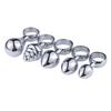 Metallic Pull Ring Butt Plug Beginner's Entry Anal Expansion G-Spot Anus Toys for Men and Women