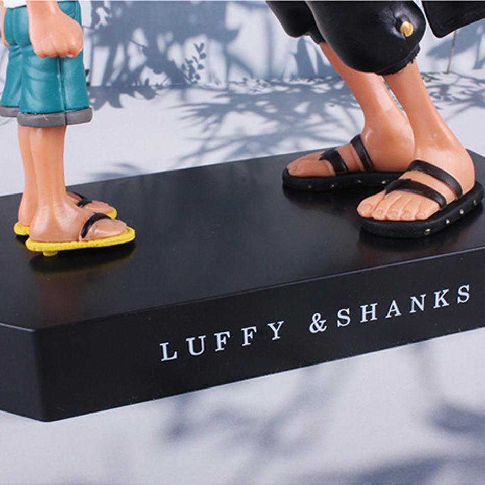 18cm One Piece Anime Figure Four Emperors Shanks Straw Hat Luffy Action Figure One Piece Sabo Ace Sanji Roronoa Zoro Figurine