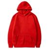 Unisex Fleece-Lined Thick Hooded Jacket - Solid Color, Trendy Autumn/Winter Style, Custom Logo Printing