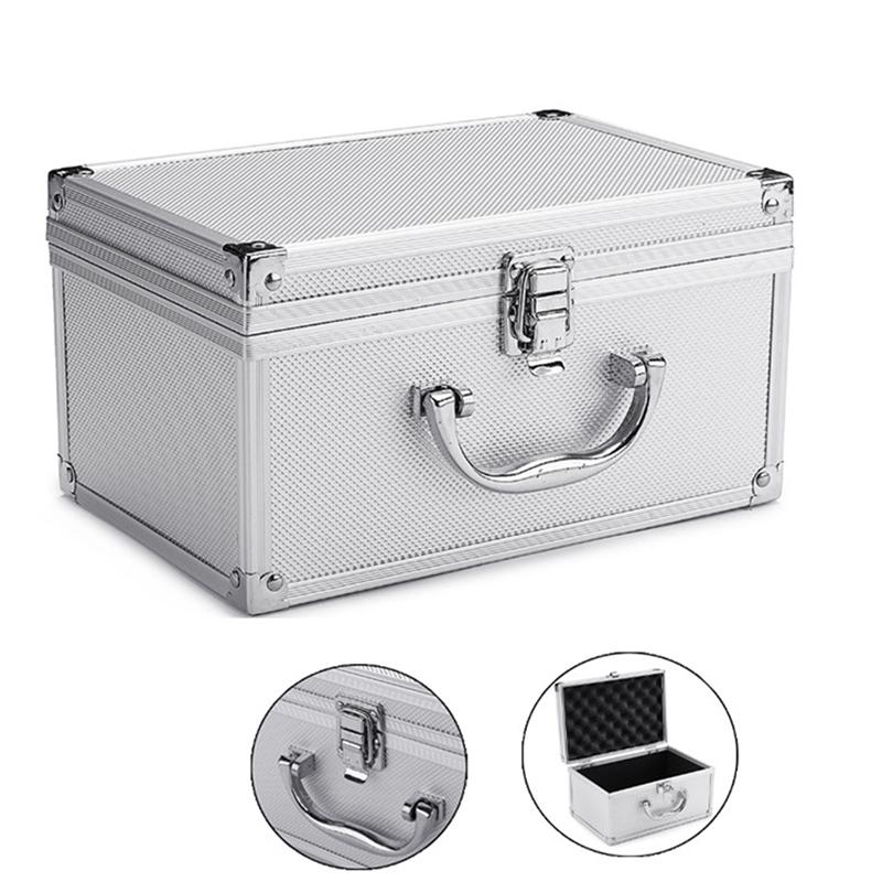 A16P-Tool Case Organizer For Mechanics - Aluminum Foam Suitcase For Hardware Storage 23X15X12.5Cm