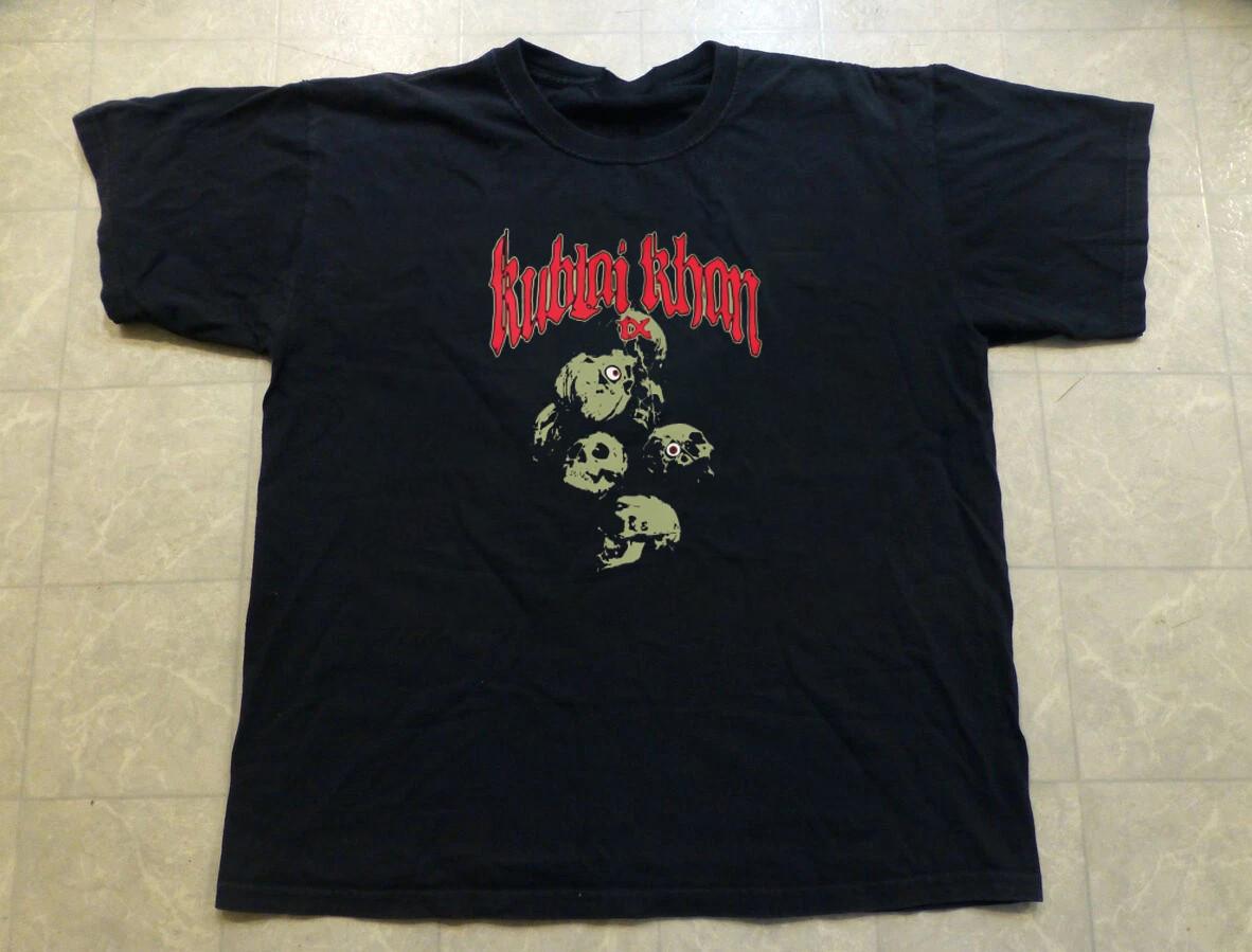 RARE Kublai Khan TX Black Cotton Gift For Fans Unisex T-shirt HRL487 L