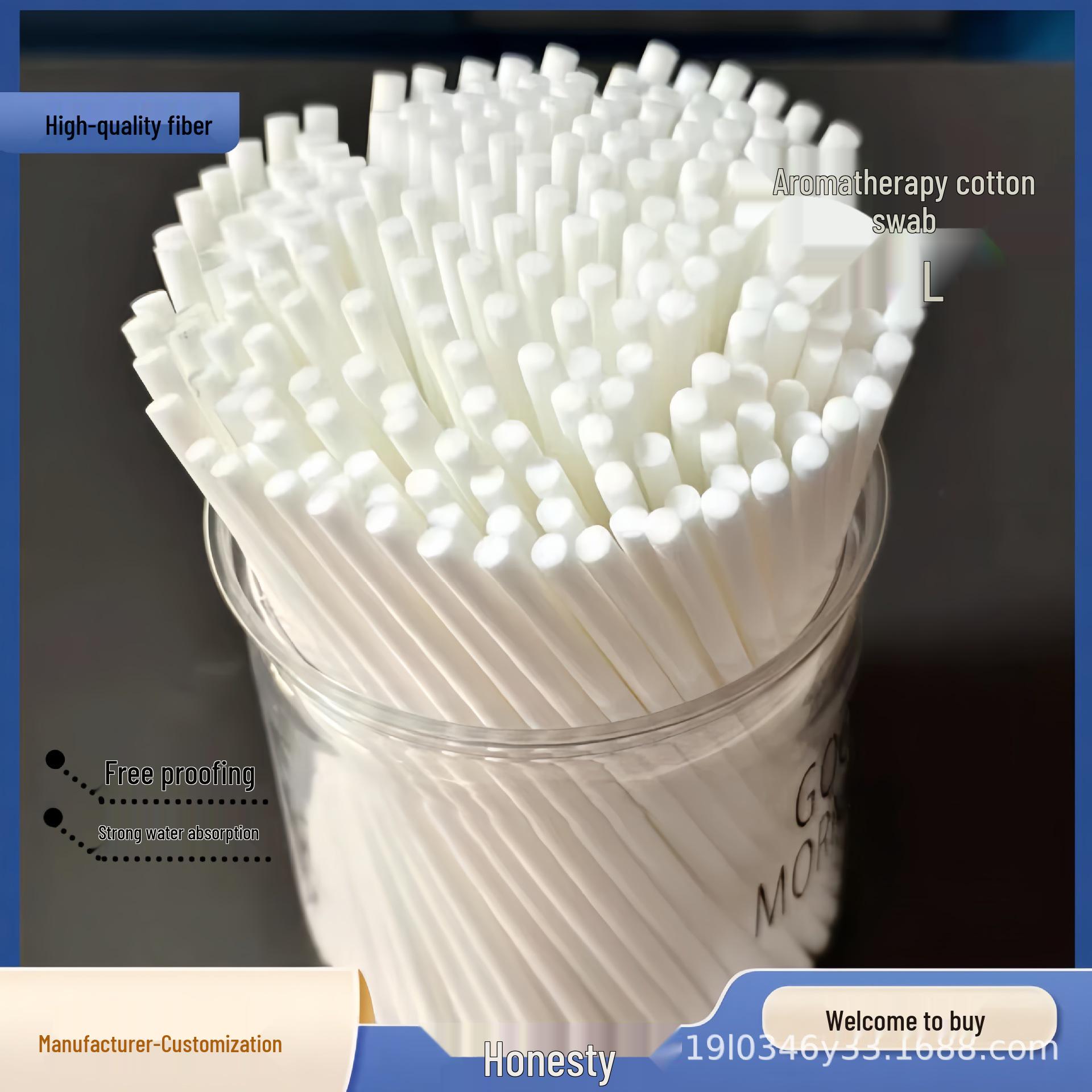 

Atomizer Humidifier Cotton Core for Essential Oil and Indoor Fragrance Volatilizing. 6*90MM 15 pcs