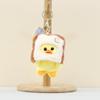 Cute Duck Bread Pendant Cartoon Plush Toy Little Duck Doll Keychain Pendant Bag