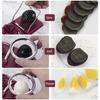 Stainless Steel Egg Slicing Tool Petal Shape Egg Cutter 2 Slicing Styles Manual Divider Separator