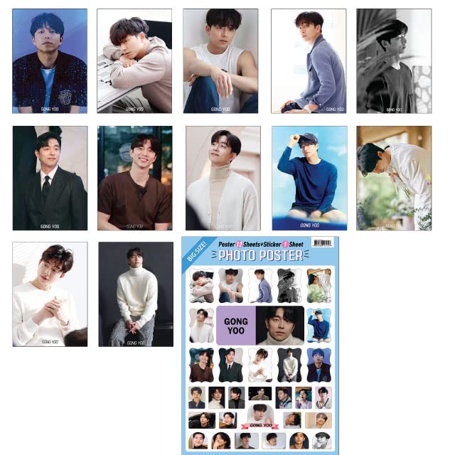 K-STAR 12-Piece Poster Set (A3 Size) (Gong Yoo)