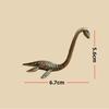 Loch Ness Monster Handmade Figurine 1Pcs Vintage Antique Brass Collectible Ornament for Living Room Desktop Home Decor Gift