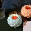Creative Lotus Bud Candle Holder Mold Artistic Flower Bud Candleholder Silicone Mold for Wedding Decors and Ornaments