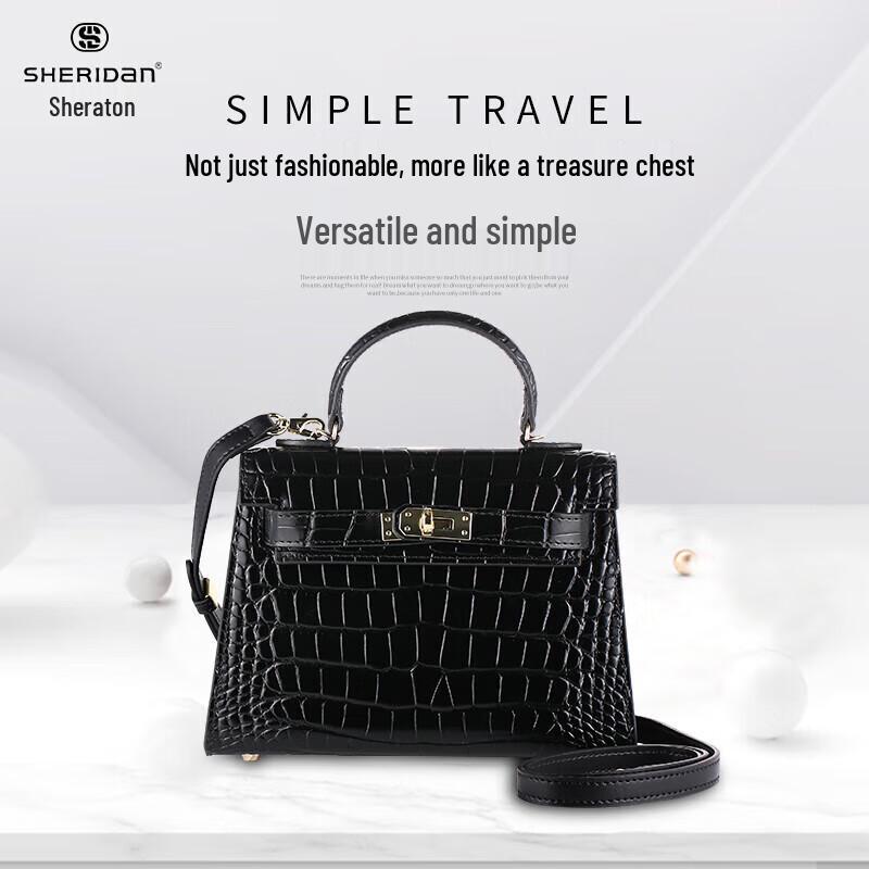 Women's Small Luxury Quilted Cowhide Kelly Style Shoulder Bag