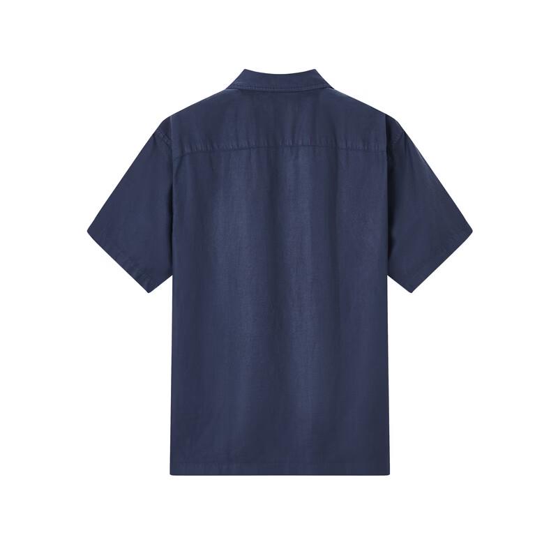 Jiumuwang Men's Linen Blend Short-Sleeve Shirt