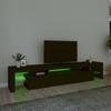 VidaXL TV Stand with LED Lights Entertainment Center Storage Media Console Living Room Furniture Home 3152795