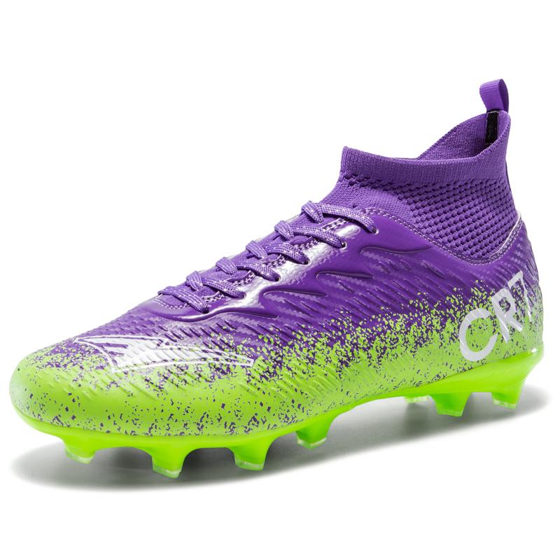 

Professional Soccer Shoes Men Grass Training Anti-slip Football Shoes Men Boots High-top Wear-resistant Sports Shoes Men 35