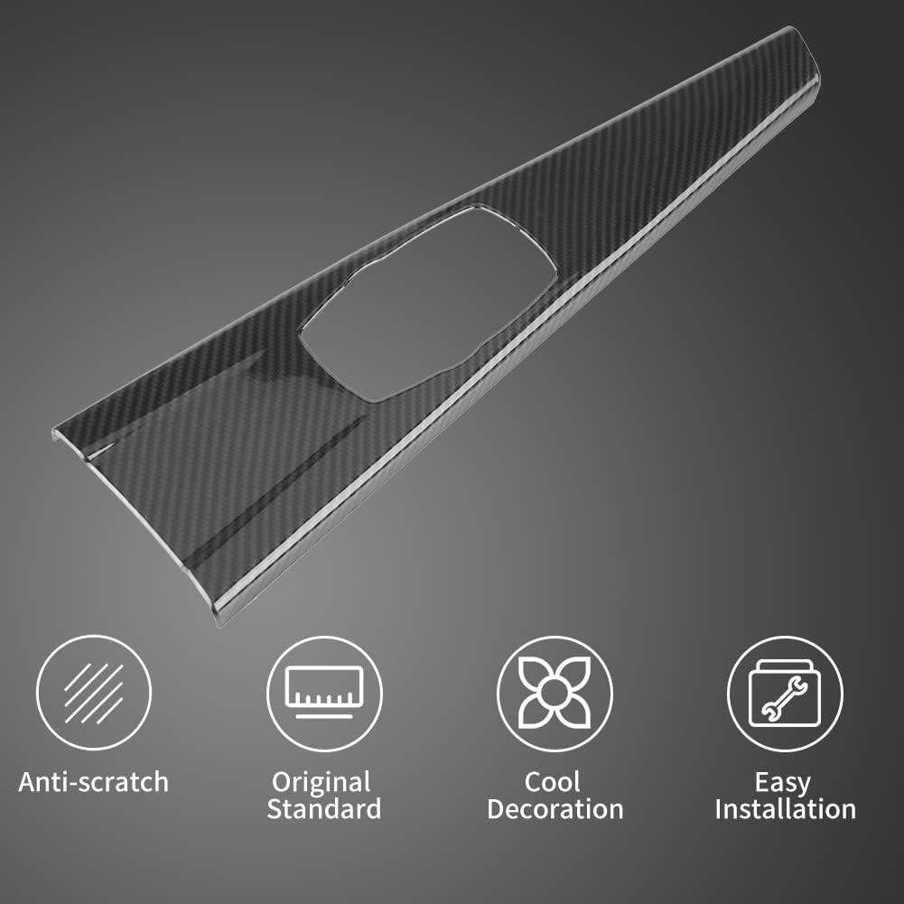 

Carbon Fiber Interior Trim, Keenso Interior Multimedia Panel Cover Trim Sticker for 3 Series F30 F34 4 Series F33 F36
