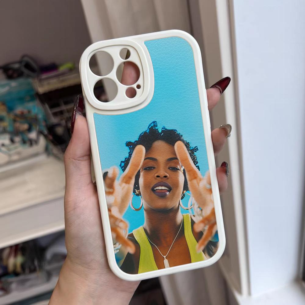 

Rapper Lauryn Hill Phone Case For Iphone 15 14 12 13 Pro Max 11 Mini X Xr Xs 7 8 Puls Lambskin Silicone Cover iPhone13 ProMax