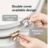 Touchless Toilet Lid Lifter - Self-Adhesive, Easy Install Bathroom Accessory Toilet Paper Holder Toilet Brush And Holder Set
