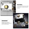 Antique Heavy-Duty Smooth Lock Front Door Padlock with Key Household Gear Universal House Locking Accessory