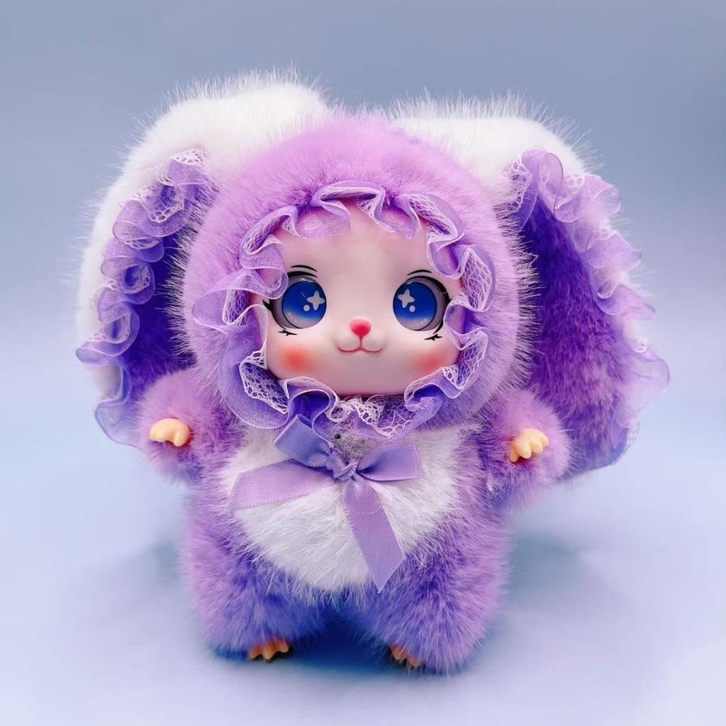 2026 Trendy Plush Pendant Rabbit - Trendsetting Couple Cartoon Cute Big-Eared Rabbit Delicate Doll High