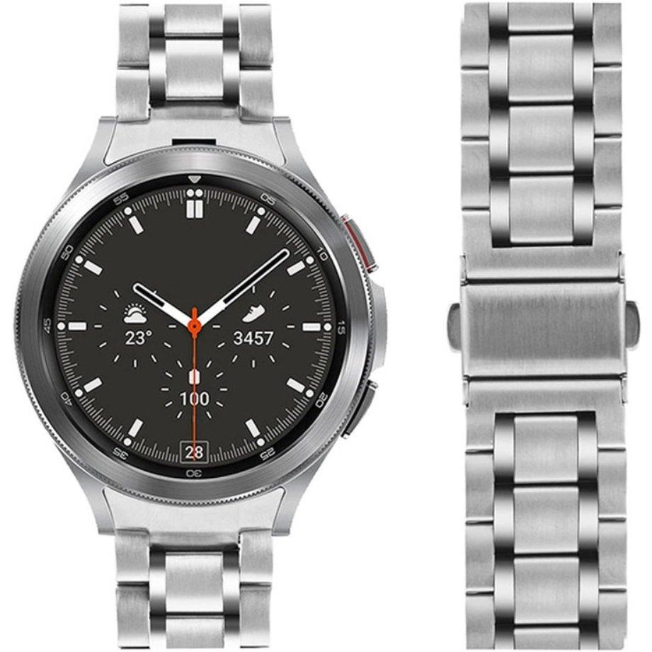 Strap Bracelet for Samsung Galaxy Watch 4/5/6 40/42/43/44/45/46/47mm, Silver