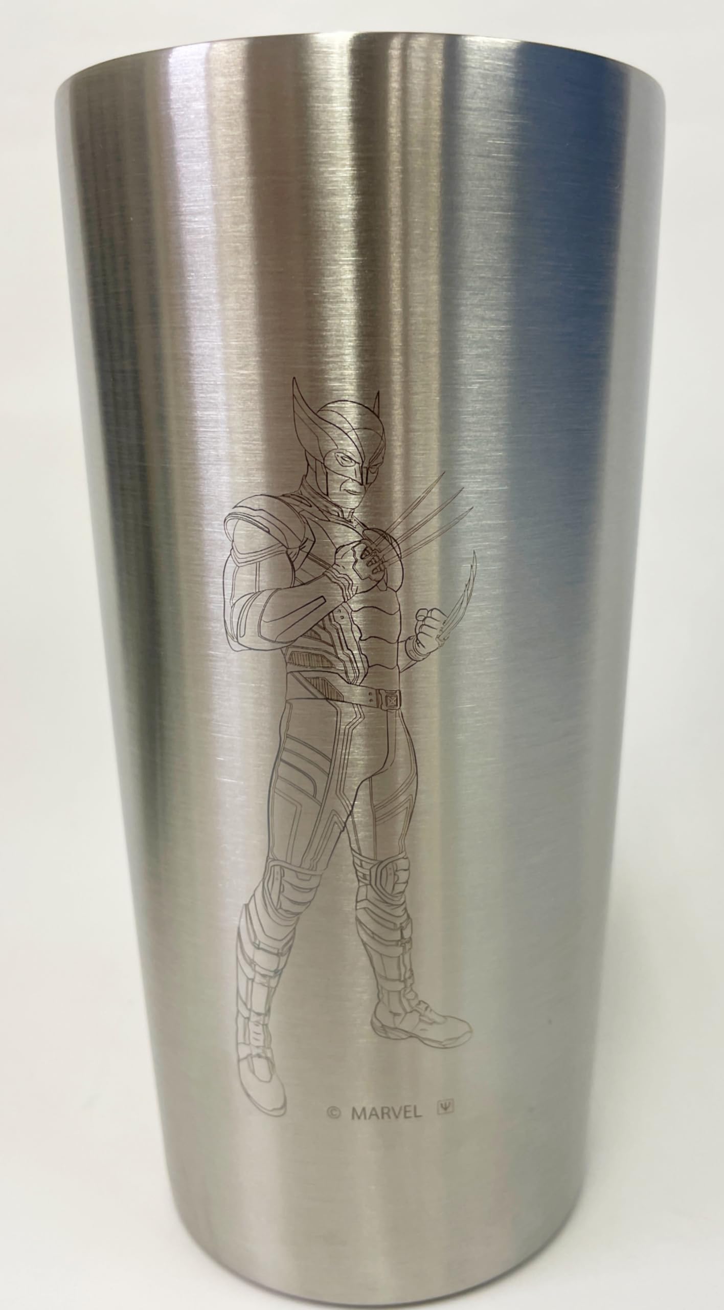 

Marvel Vacuum Tumbler with Lid 440ml Deadpool 3 Wolverine Silver [Yakusel]
