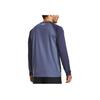 Under Armour Badge Crew Neck Fitted Long Sleeve T-Shirt Men Tops Purple 1327970-558
