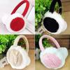 Ladies Earmuffs Plush Earmuffs Ear Muffs Winter Ear Warmers Heilwiy Gift white