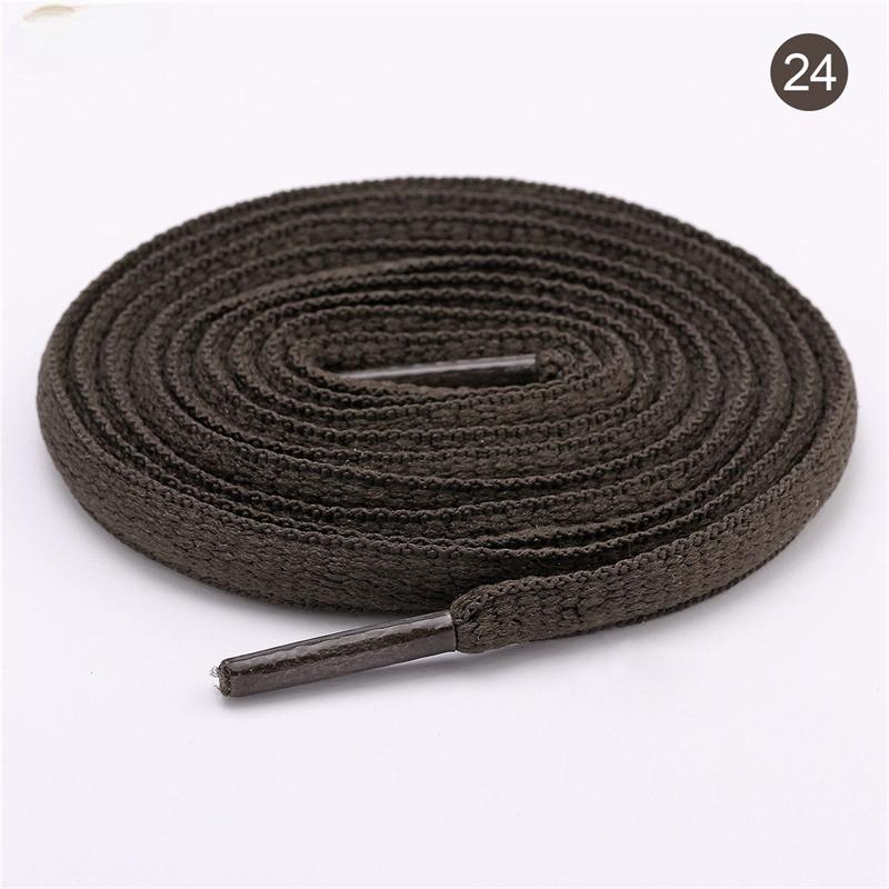 Fashion Multi Color Durable Non Fading Round Shoelace Black White Dirt Resistant Versatile Shoelaces Half Round Shoe Accessories