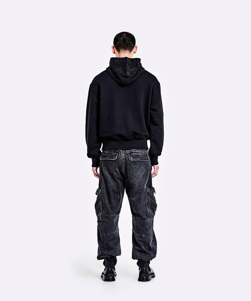 Rinestone Hoodie - Black