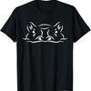 Unisex-Adults Black Cotton 60% Polyester 40% Modern Classic Cartoon T-Shirt