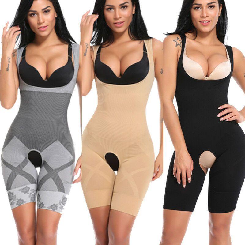 Comfortable Women Full Body Shaper Compression Bodysuit With Firm Control And Slimming Features