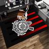 Fußballverein Emblem Büro Teppich Stuhlmatte, Spiel Teppich, Geeignet für Eingangsbereich, Schlafzimmer, Wohnzimmer, Schreibtisch, Weihnachtsgeschenk