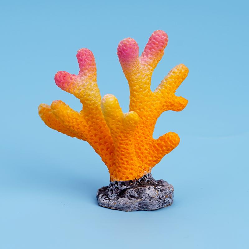 Aquarium Artificial Coral Landscape Ornaments Garden Fish Tank Decor Resin Reef Rock Making Simulation Starfish DIY Background