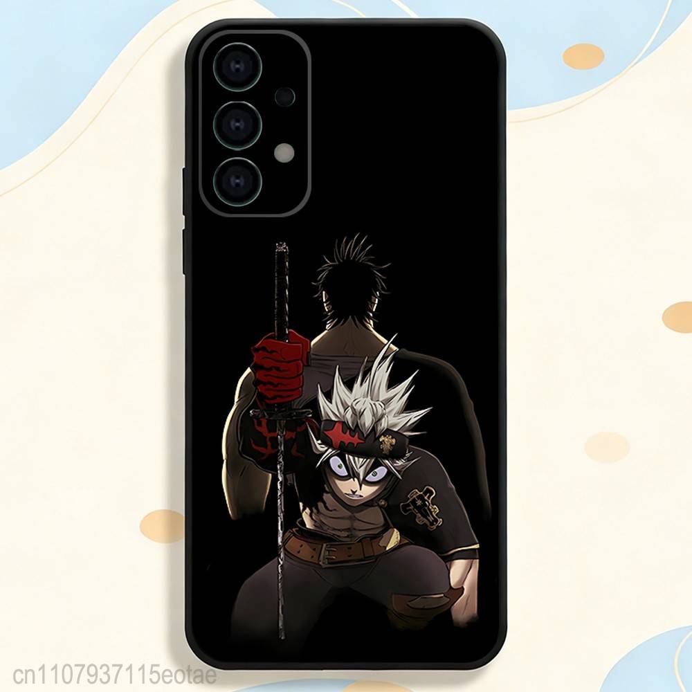 C-Clover Asta B-Black Phone Case for Samsung S26 S24 S22 S25 Ultra S9 S20 FE S23 Plus S10 S21 Shockproof Funda Cover