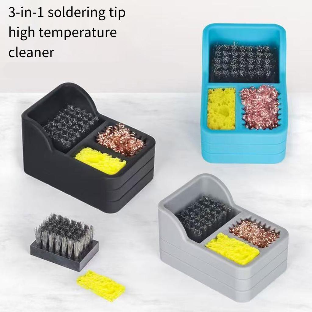 Efficient Solder Tip Cleaner Soldering Waste Storage Box Tin Dross Collection for Electronics Repair and DIY Enthusiasts