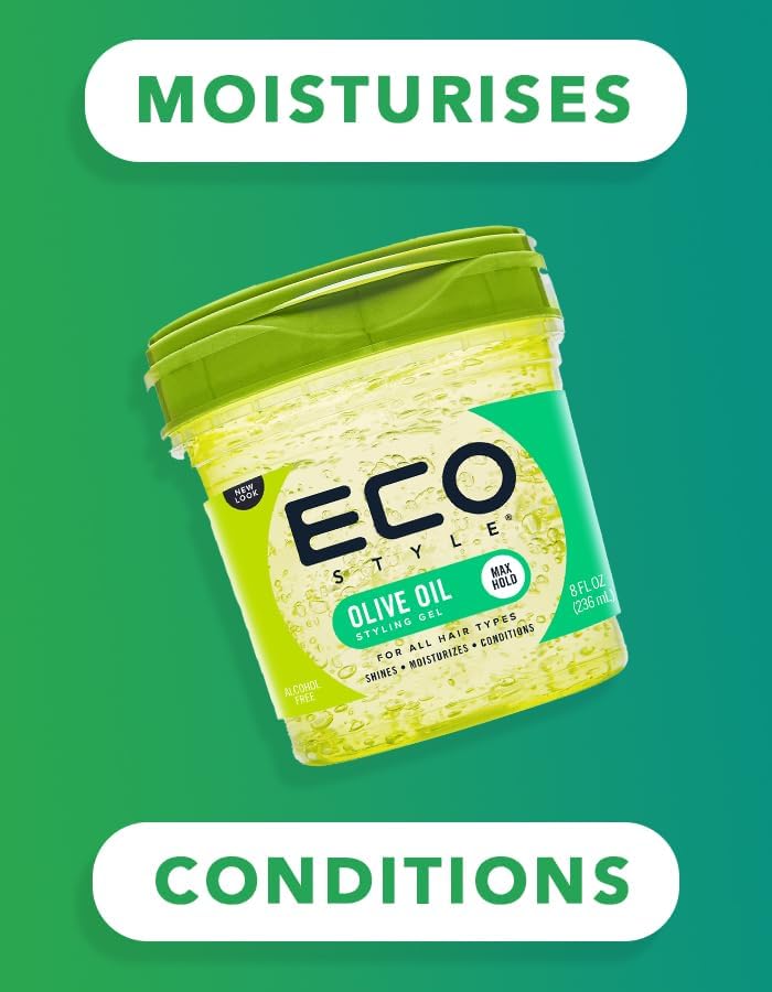 Eco Styler Gel Olive Oil 8 oz HP-00110 by Eco Styler